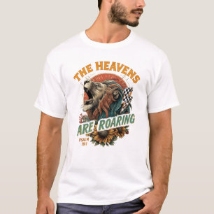 T-shirt Les Cieux Rugissent Lion Religieux