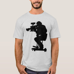 T-shirt Les cinéastes silhouettent la pièce en t des