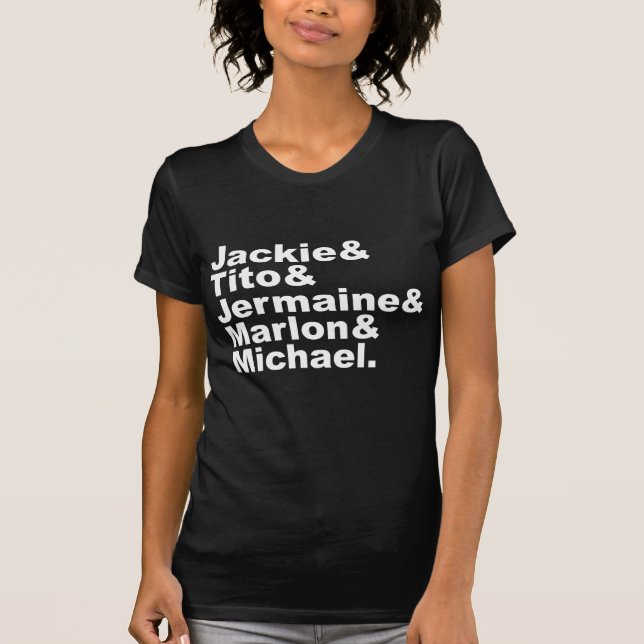 T-shirt Les Cinq Frères Chanteurs De Gary, Indiana (Devant)