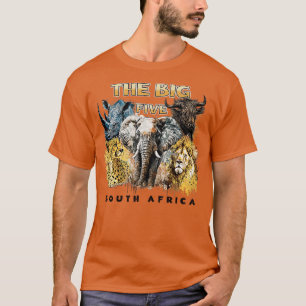T-shirt Les cinq grands animaux sud-africains Pr