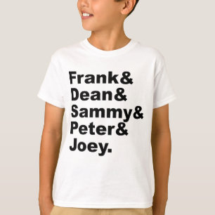 T-shirt Les cinq rats Frank Dean Sammy Joey & Peter