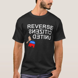 T-shirt Les citoyens inverses ont uni la chemise (foncée)