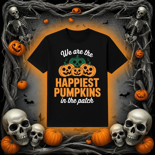 T-shirt Les citrouilles les plus heureuses d'Halloween dan (Créateur téléchargé)