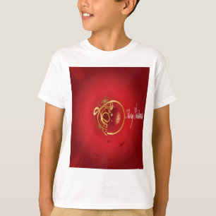T-shirt Les cloches de Noël rouges Jingle ont un beau jour