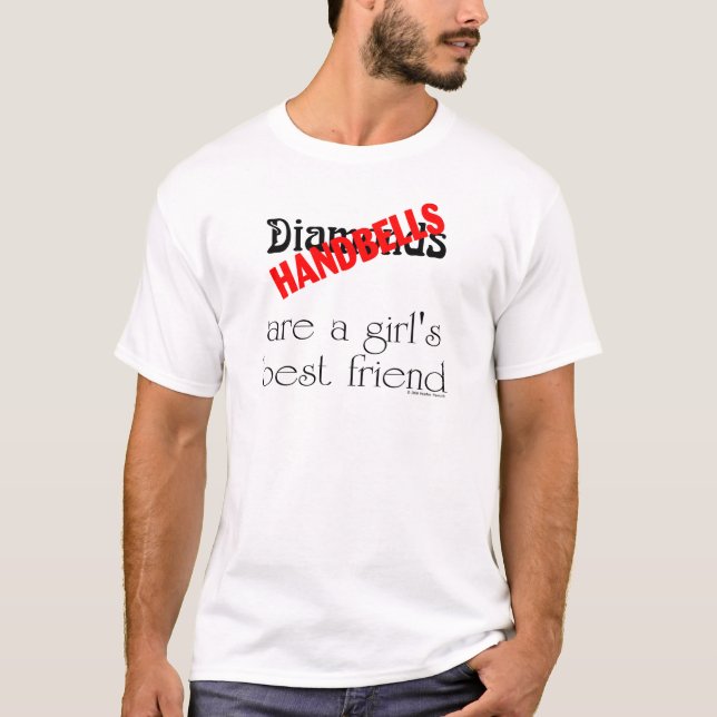 T-shirt Les clochettes sont le meilleur ami d'une fille (Devant)