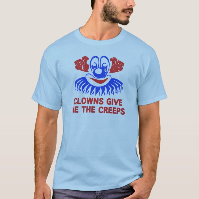 T-shirt les clowns me donnent rampe (Devant)