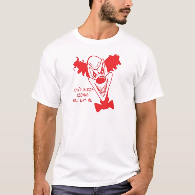 T-shirt Les clowns sont mauvais (Devant)