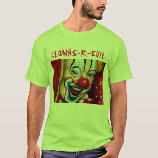 T-shirt Les clowns sont mauvais