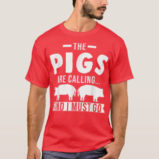 T-shirt Les cochons appellent
