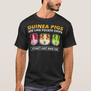 T-shirt Les Cochons De Guinée Sont Comme Des Puces De Pomm