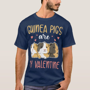 T-shirt Les cochons de Guinée sont mon design valentin pou