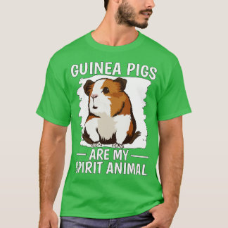 T-shirt Les Cochons De Guinée Sont Mon Esprit Animal 3