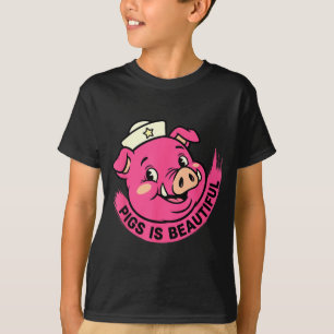 T-shirt Les cochons sont de beaux cochons halloween animal