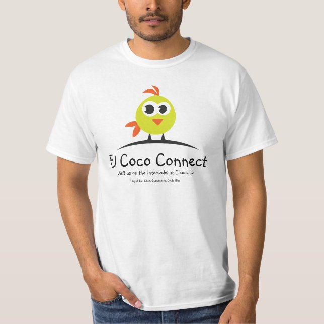 T-shirt Les Cocos d'EL relient - la chemise de logo (Devant)