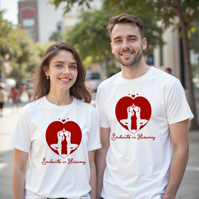 T-shirt Les coéquipiers en Harmonie Couples qui correspond (Créateur téléchargé)