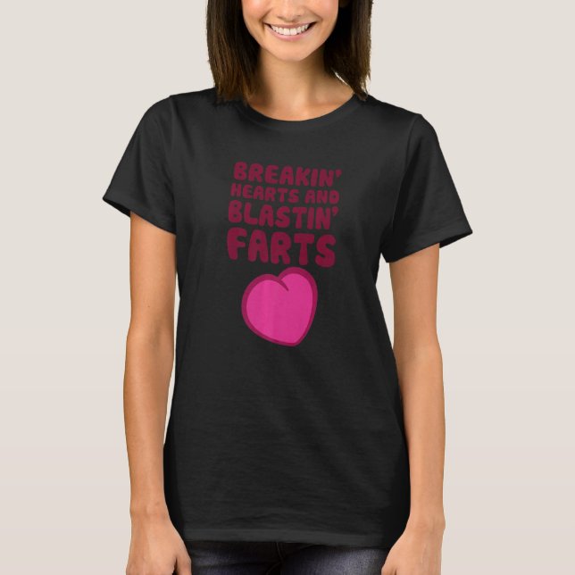 T-shirt Les Coeurs Et Les Farts De Blastin (Devant)