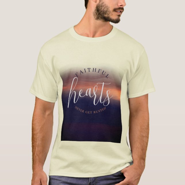 T-shirt Les Coeurs Fidèles Ne Se Détruisent Jamais (Devant)