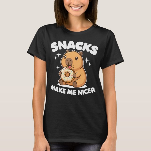 T-shirt Les collations me rendent plus gentil (Devant)