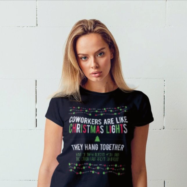 T-shirt Les collègues sont comme les lumières de Noël - No (Créateur téléchargé)