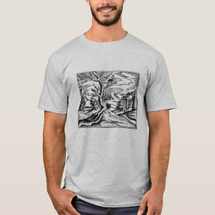 T-shirt Les colombes de la Renaissance dans les arbres Les