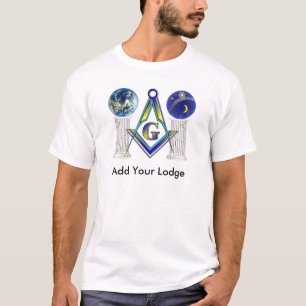 T-shirt Les colonnes, ajoutent votre loge