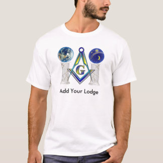 T-shirt Les colonnes, ajoutent votre loge