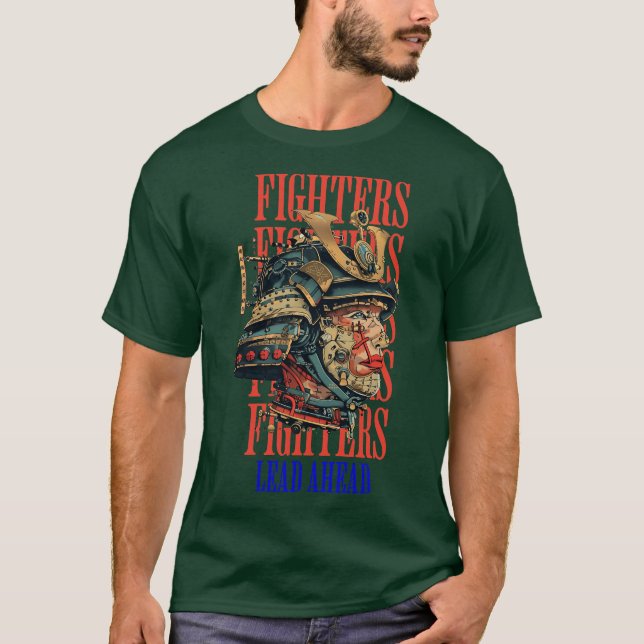 T-SHIRT LES COMBATTANTS VONT EN AVANT (Devant)