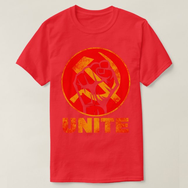 T-shirt Les communistes du monde s'unissent (Design devant)
