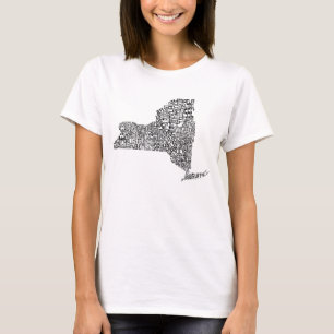 T-shirt Les comtés de l'État de New York