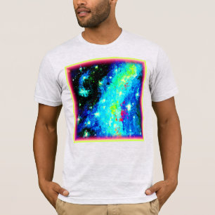 T-shirt Les conceptions cosmiques nébuleuses et spatiales.