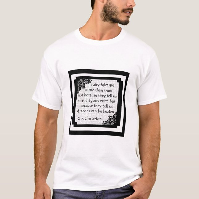 T-shirt Les contes de fées sont… La chemise des hommes (Devant)