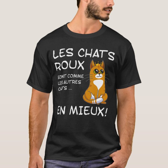 T-shirt Les Conversations Roux Sont Comme Les Autres Conve (Devant)