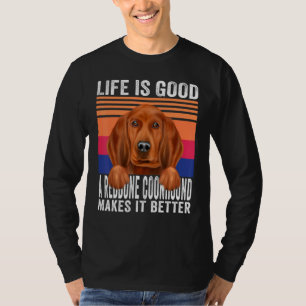 T-shirt Les Coonhounds de Redbone rendent votre vie saine 
