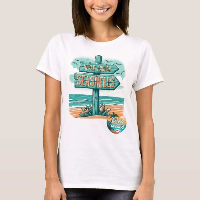 T-shirt Les coquillages de Crafty Beach ne suffisent jamai (Devant)