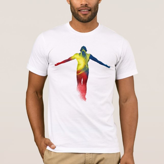 T-shirt Les couleurs de (Devant)