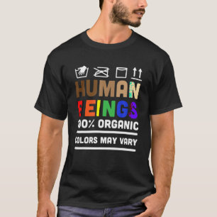 T-shirt Les Couleurs Des Êtres Humains Peuvent Varier T Ch