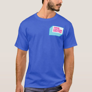 T-shirt Les couleurs vraies ont uni la chemise (bleue)