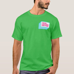 T-shirt Les couleurs vraies ont uni la chemise (le vert)