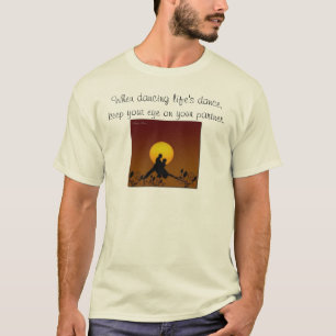T-shirt les couples de danse, en dansant la danse de la