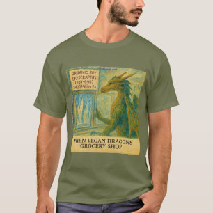 T-shirt Les courses drôles d'épicerie végane de Rick Londo
