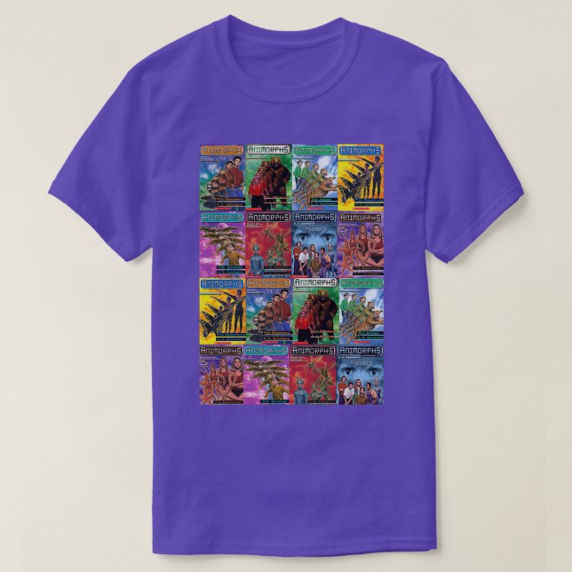 T-shirt Les couvertures de livres animorphes (Design devant)