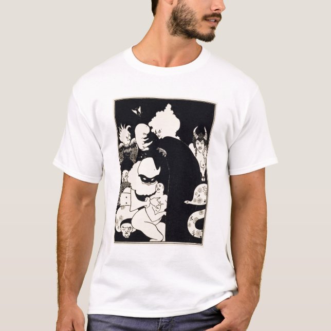 T-shirt Les créatures étranges de Lucian, illustration de (Devant)