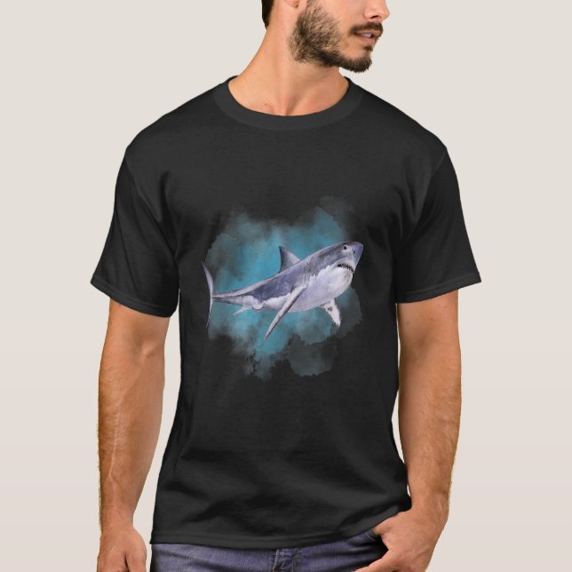 T-shirt Les créatures océaniques profondes du requin et la (Devant)