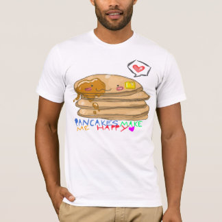 T-shirt les crêpes me rendent heureux