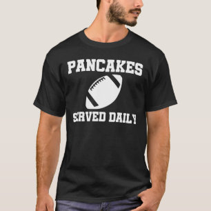 T-shirt Les crêpes ont servi le joueur de ligne offensif