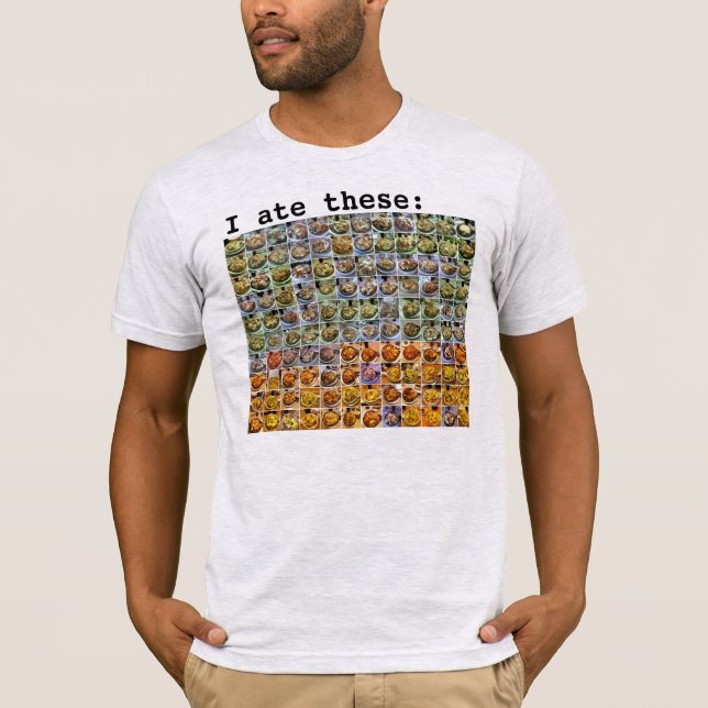 T-shirt les creusets j'ai mangé (Devant)