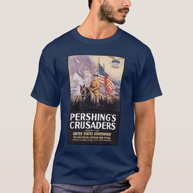 T-shirt Les croisés de Pershing (Devant)