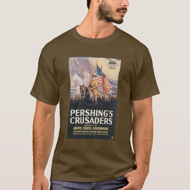 T-shirt Les croisés de Pershing (Devant)
