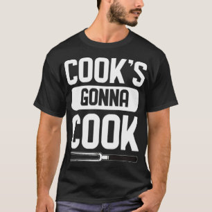 T-shirt Les cuisiniers vont cuisiner pour le thème spatial