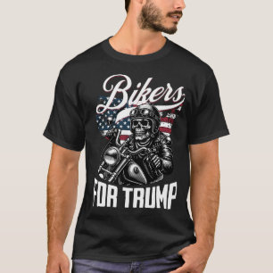 T-shirt Les cyclistes pour Trump